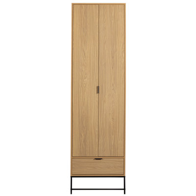 Silas 2 Door Solid Wood Wardrobe