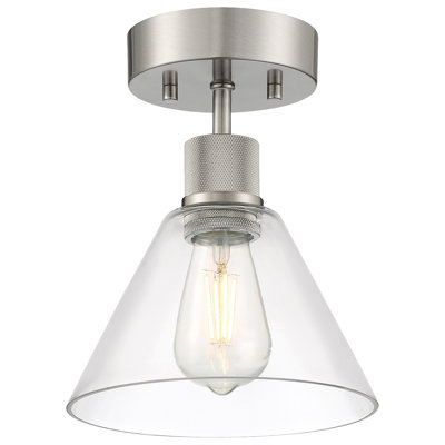 Southglenn Glass Semi Flush Mount