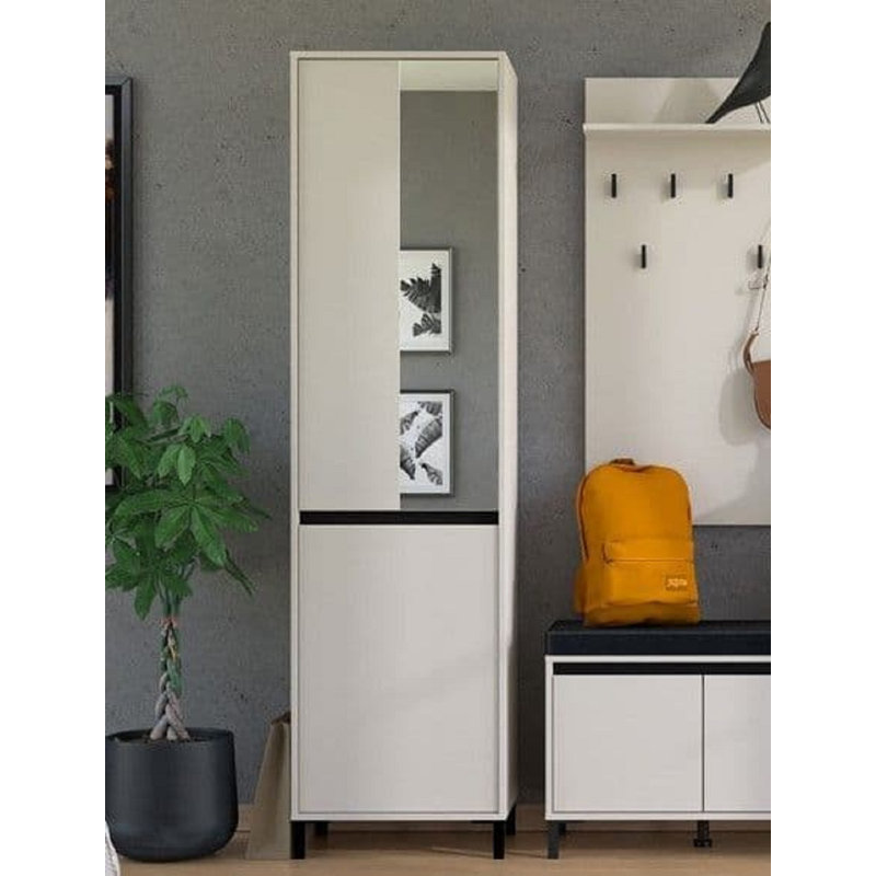 2 Door Manufactured Wood Wardrobe, Cashmere Taupe