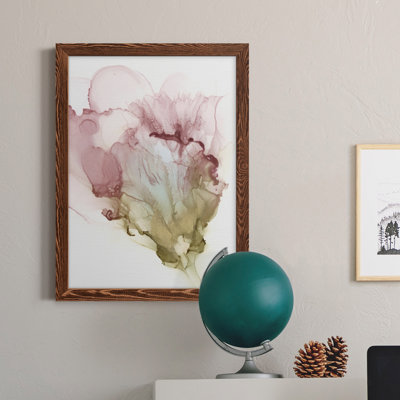 " Flowering Pink I " Painting Print