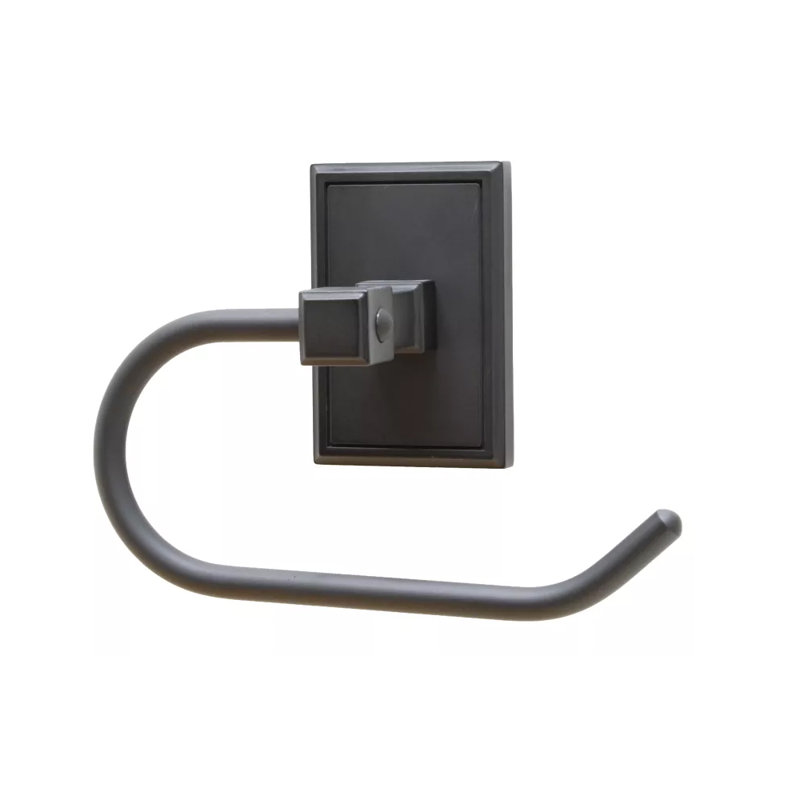 Hamilton Wall Mounted Toilet Paper Holder, Black