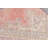 Small Vintage Turkish Rug in Round Shape Featuring Antique Design and Striking Orange Ideal for Organic Entryway Decor