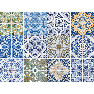 15 cm x 15cm PVC Mosaikfliese Selbstklebend