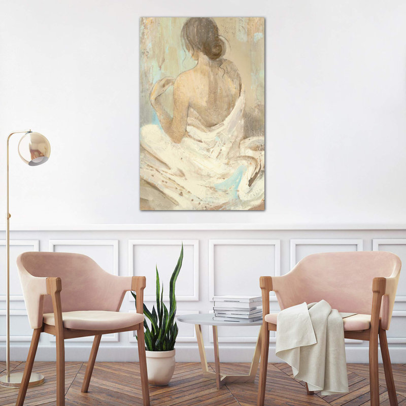 Abstract Figure Study II by Albena Hristova - Wrapped Canvas Painting, 66.04 cm H x 45.72 cm W x 1.91 cm D