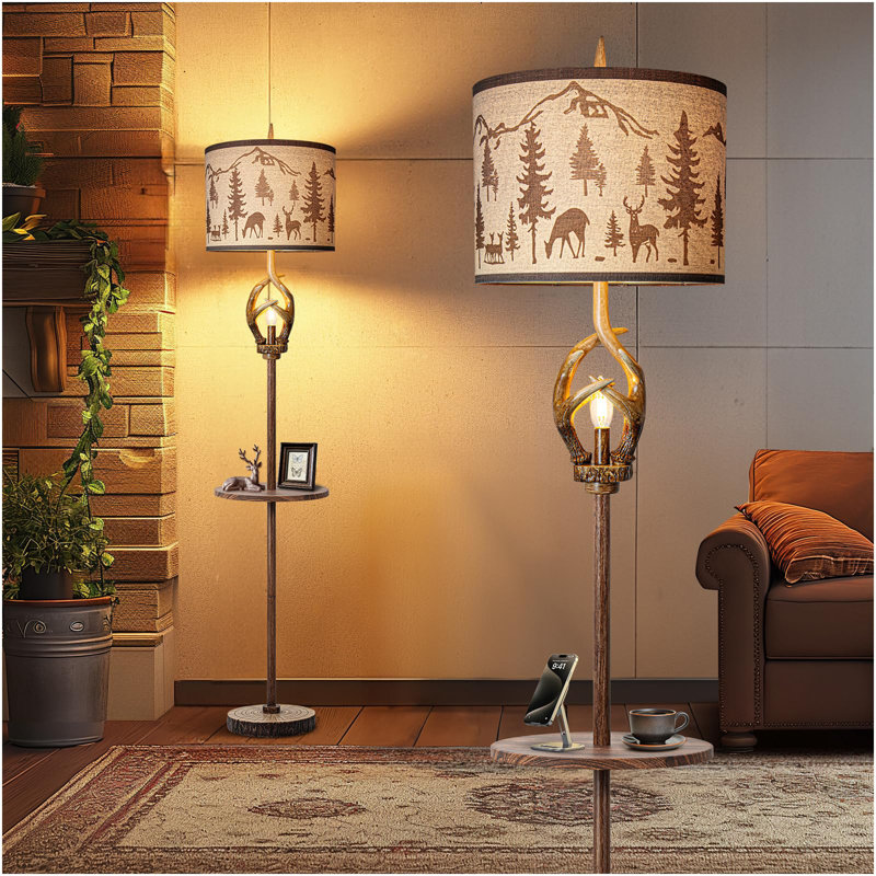 Lampe sur pied traditionnelle 65 po Dietrick