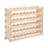 54 Bottle Modular Wine Rack, Stackable Wine Storage Cube For Bar Cellar Kitchen Dining Room