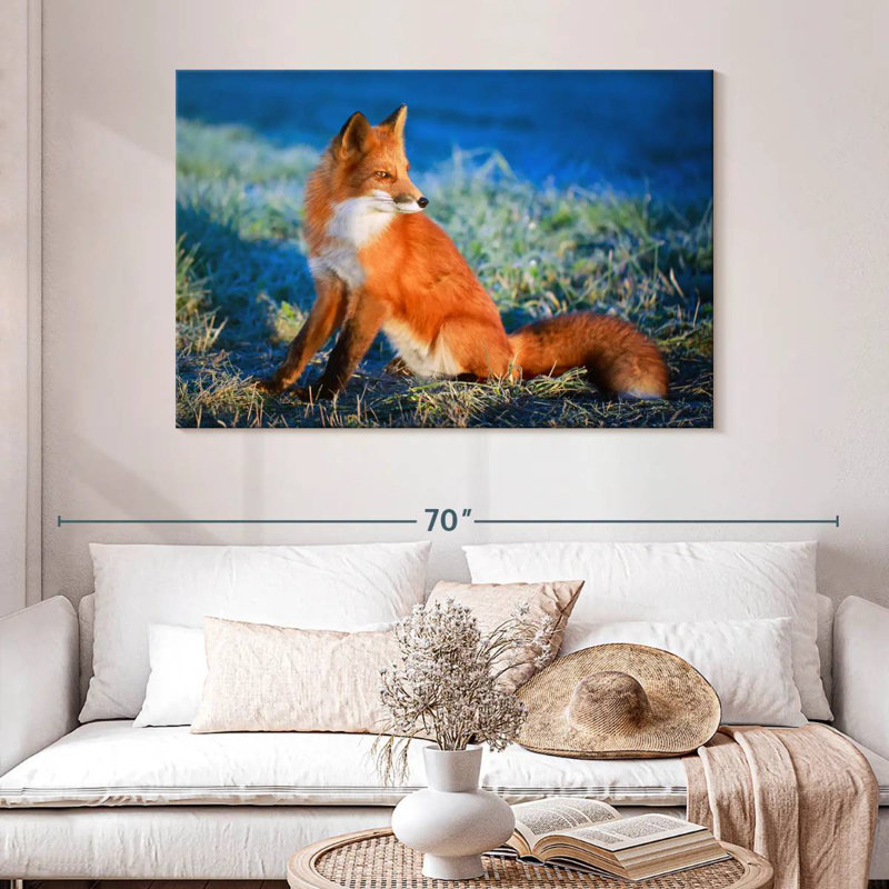Brampt Regal Red Fox, 32" H x 48" W