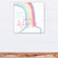 « never stop », art sur toile rainbows Davidge-627238325