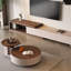 Table basse légère et luxueuse