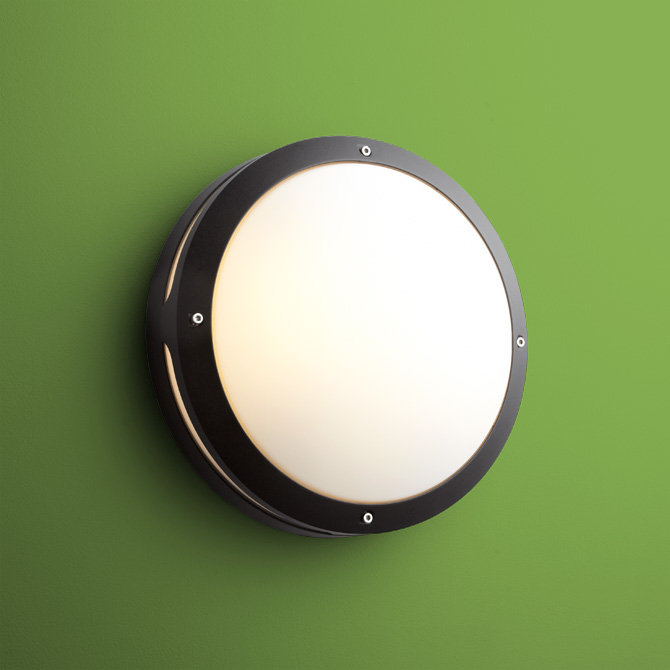 Flush Mounted Sconce, Black