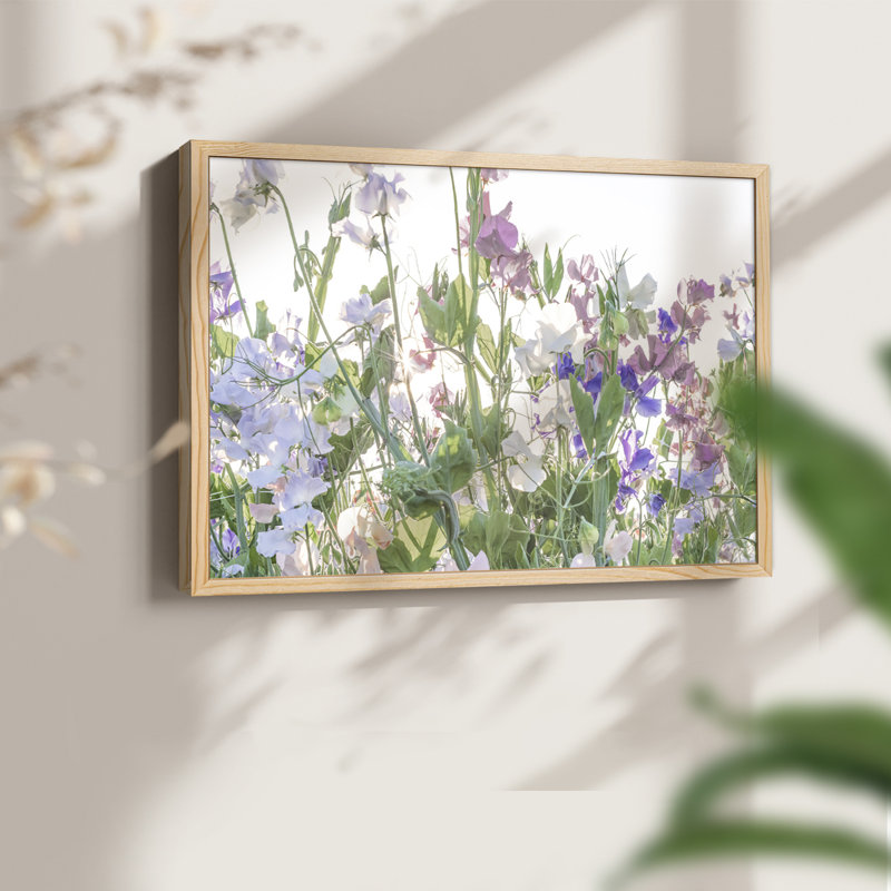 Fields of Spring - Printed Encadré - Restickable, H 8 po x l 10 po, Naturel