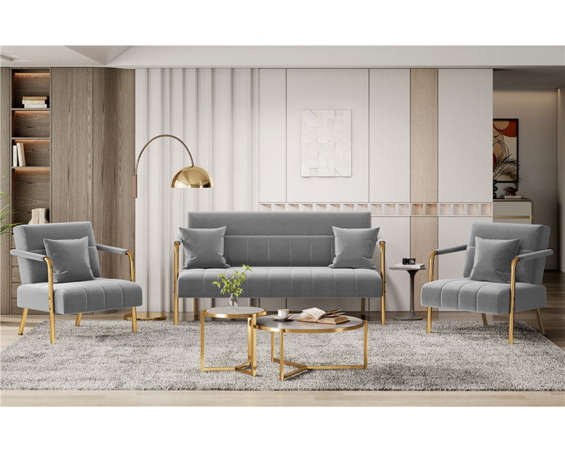 2 - Piece Velvet Living Room Set