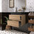 Bathroom Vanity Matte Black Engineered Quartz Sink-640200489