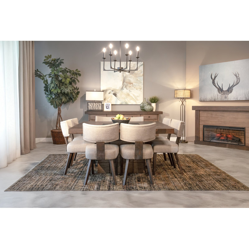  Modern Square Dining Table With Built-In Storage