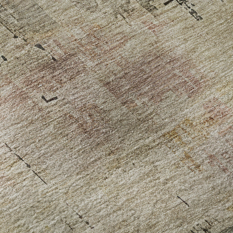 Premium Machine Washable Filiberto AMF1650 Abstract Rug, Rectangle 1'8" x 2'6"