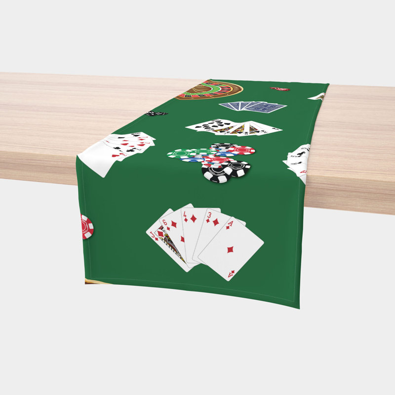 Vollmar Geometric Table Runner, 108" x 14"