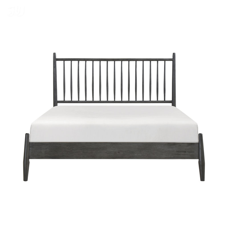 Lit plateforme Monza, Gris, Grand