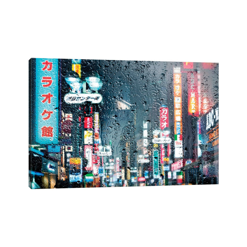Behind The Window - Shibuya Tokyo by Philippe Hugonnard - Print on Canvas, 20.32cm H x 30.48cm W x 1.91cm D, Wrapped Canvas