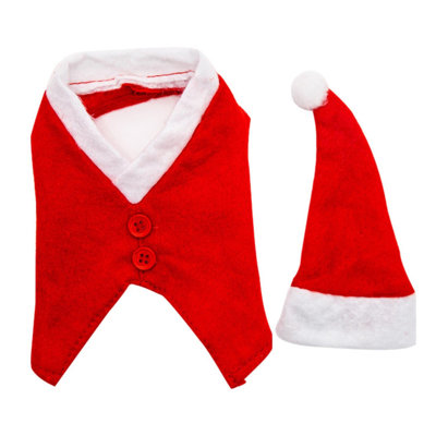  Santa Pants Christmas Gift Bag Wine Bottle Holder Red