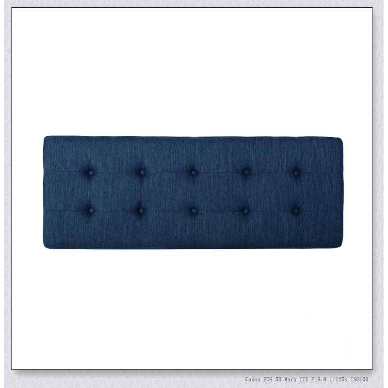 Repose-pieds bleu marine Banc de conception simple, confortable et durable, multifonctionnel