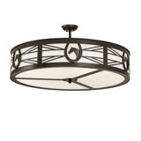 6 - Light Semi Flush Mount