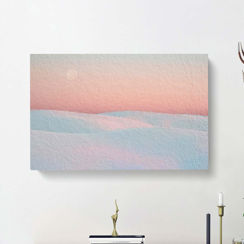 Pink Desert - Wrapped Canvas, 35cm H x 50cm W x 3cm D
