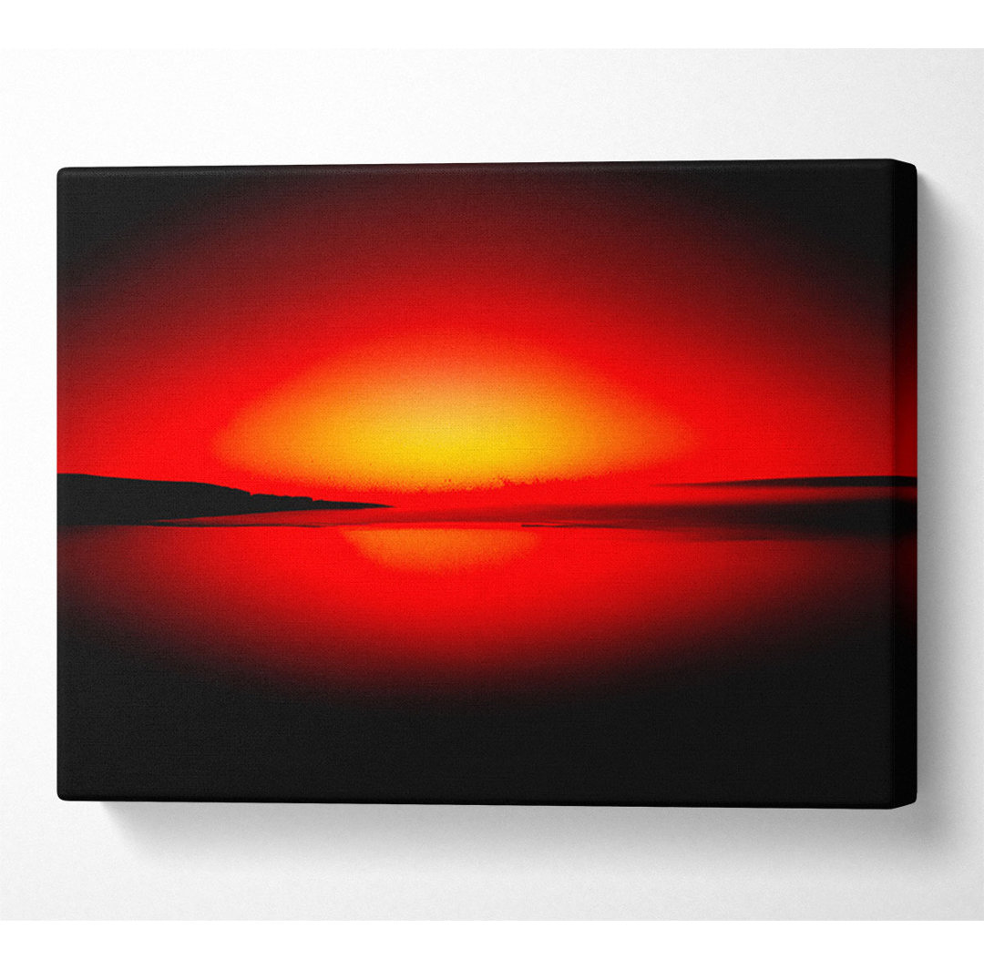 Red Horizon - Kunstdrucke auf Leinwand - Wrapped Canvas