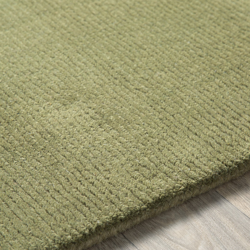 Tapis en laine tissé à la main Crowe, Rond 8 pi