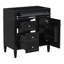 Meuble-lavabo de salle de bain de 30 po sans lavabo supérieur, armoire de rangement moderne avec 2 tiroirs et un tiroir rabattable (BASSIN INCLUS)-131660304