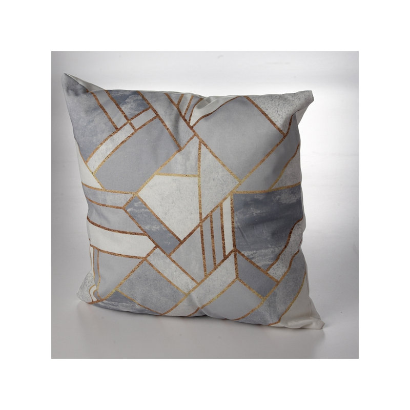 Insertion de coussin 18" d’intérieur/extérieur géométrique Hendrick