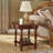 Ashel Glass Top End Table