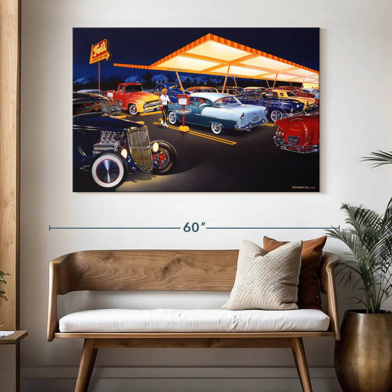 Mehar Ted's Drive-In, 34" H x 51" W