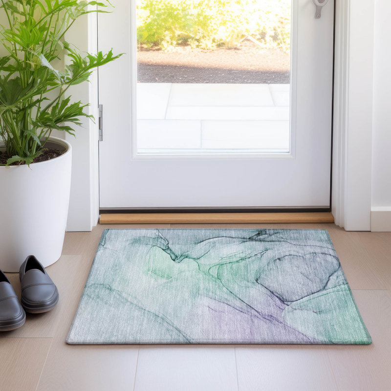 Tapis intérieur / extérieur Eliessia, Rectangle 1 pi 8 po x 2 pi 6 po