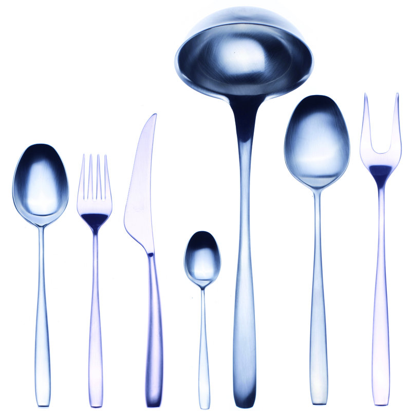 Avanguardia Flatware Set - 51 Pieces - Ice, Ice