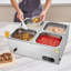 Chauffe-plat commercial commercial avec plateau 4 * 8 pte de bain Marie
