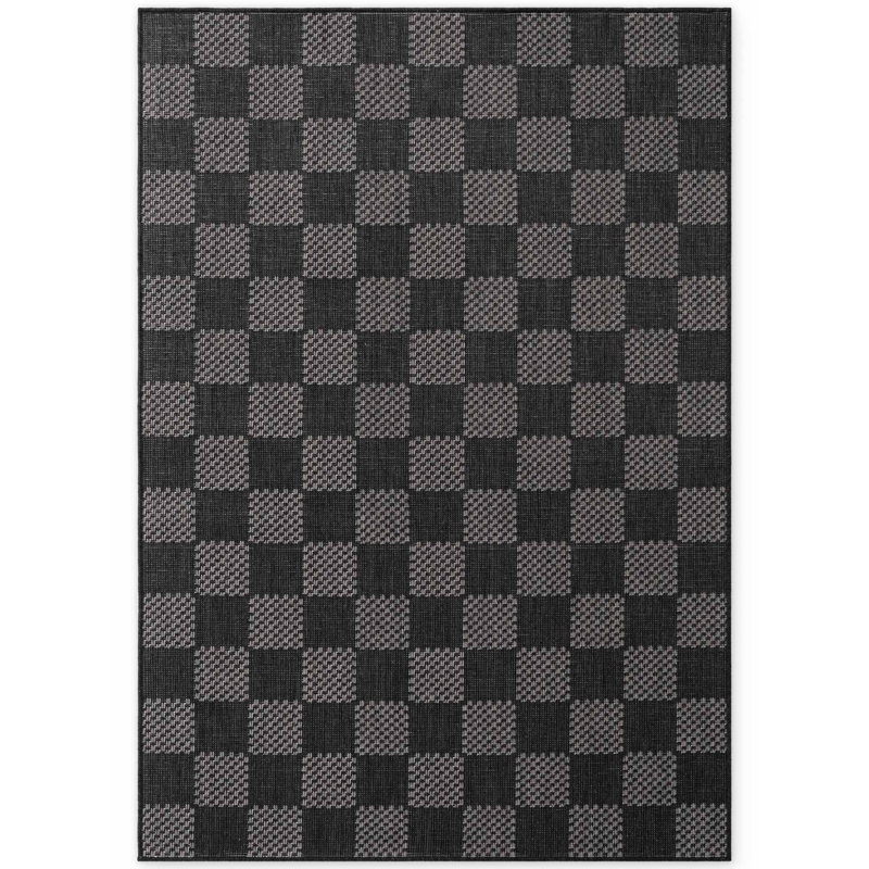 Deslie Chequered 160cm X 230cm Indoor / Outdoor Area Rug