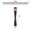 Lampe sur pied en bois de bouleau Minimalist