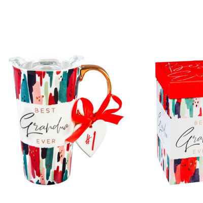 Grande tasse de voyage 17 oz jamais best mamie