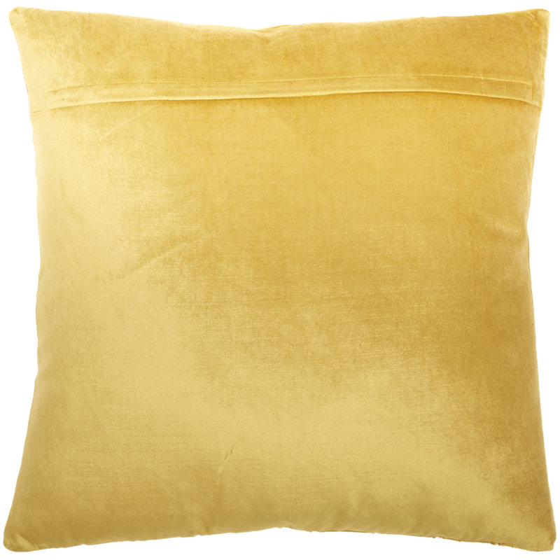 Housse de coussin carré et insert, Doré
