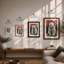 Confrontation Modern - Framed Print-51553970-51553975