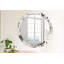 Huldar Glass Flat Wall Mirror