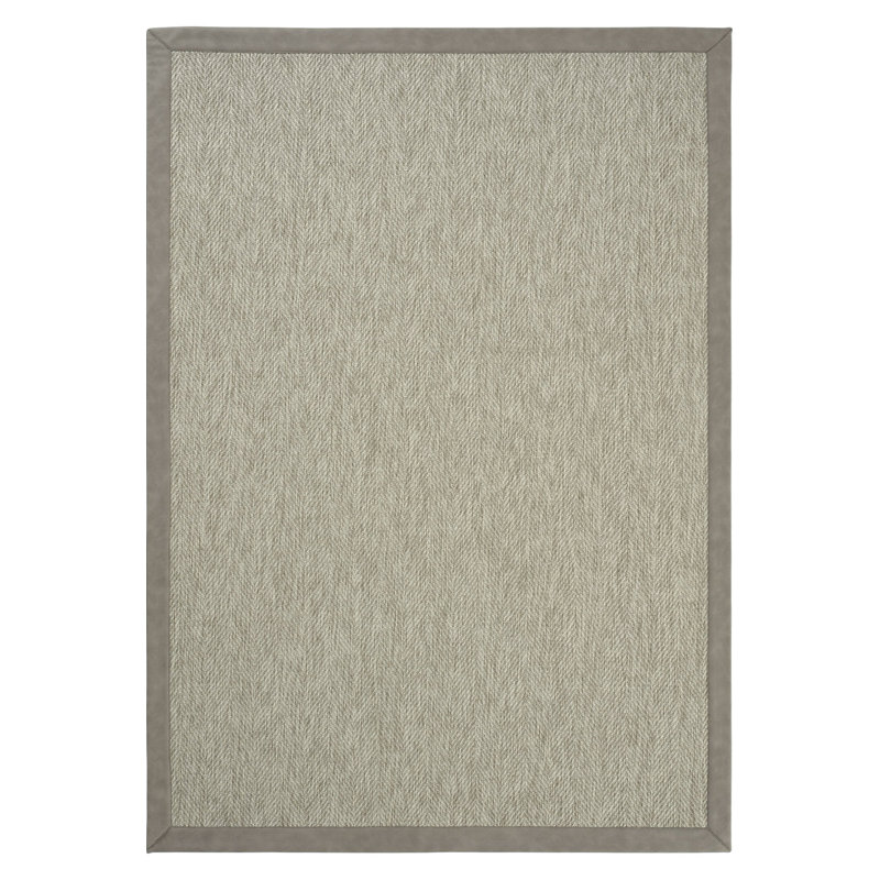 Tapis en cuir sisal Anita, Tapis de couloir 2 pi 8 po x 8 pi 3 po