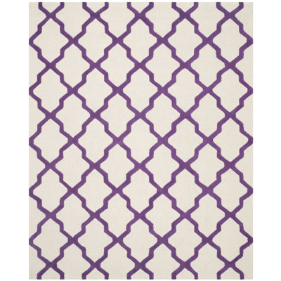 Cannen Hand Tufted Wool Geometric Rug