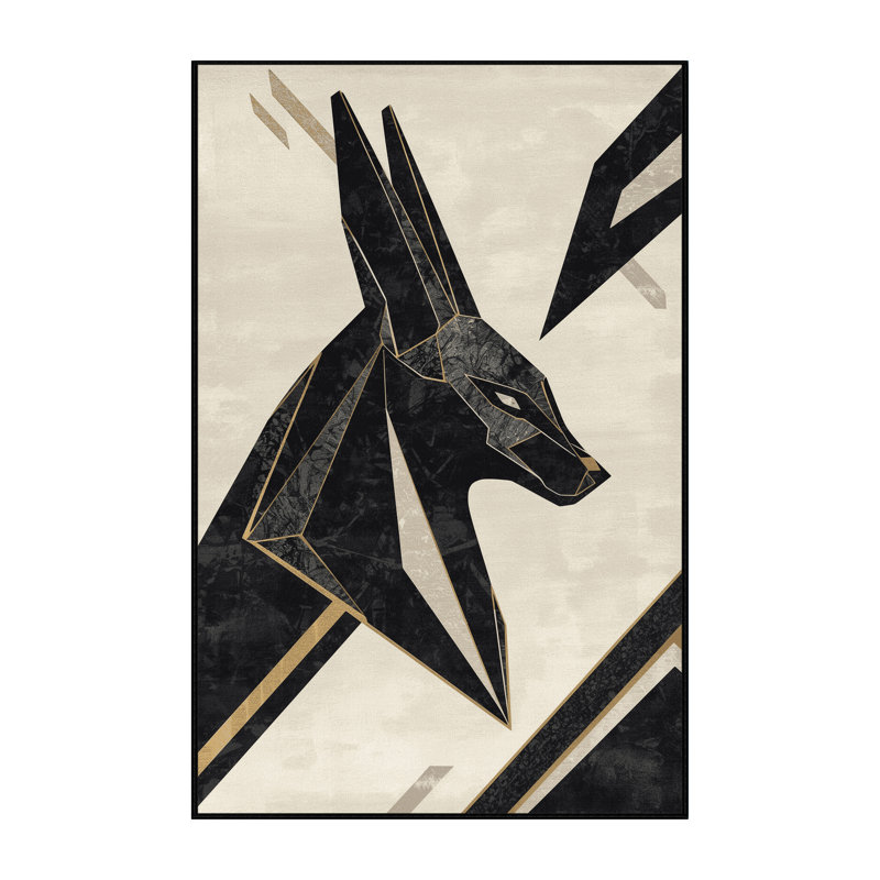 Tapis beige moelleux moelleux Iseminger Anubis, 7 x 9