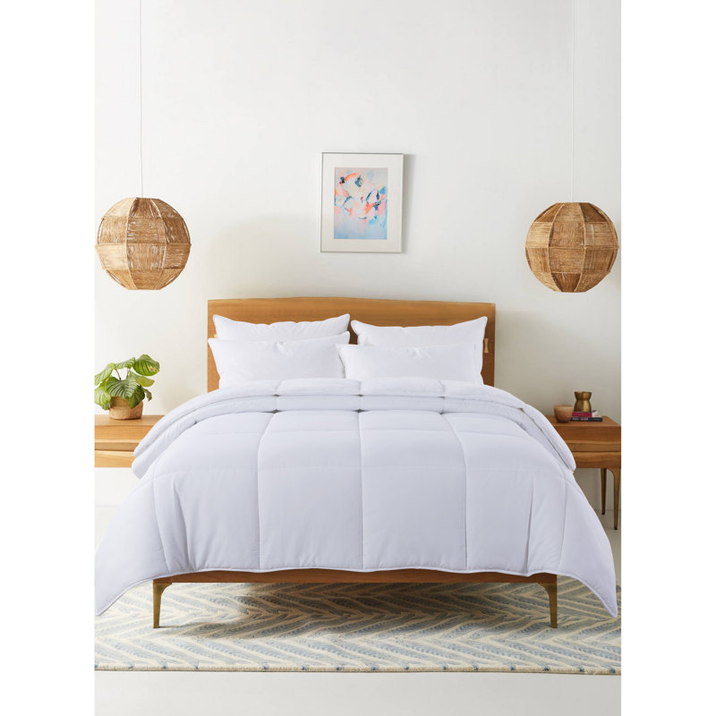 Édredon en duvet synthétique polyester toutes saisons, Double / Grand