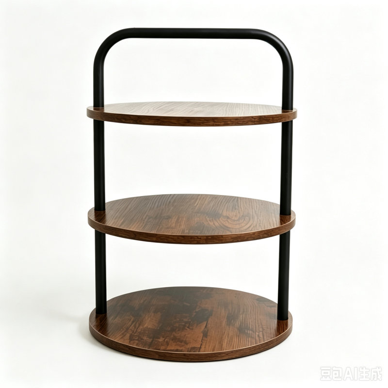 3-Tier Round Storage Rack