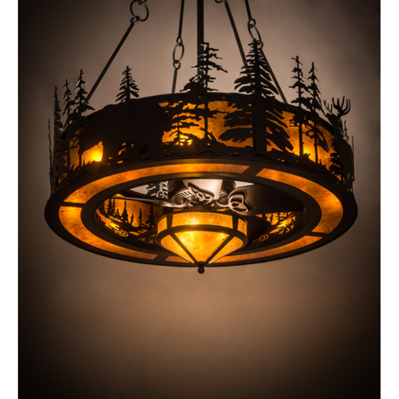 Tall Pines Downrod Ceiling Fan