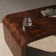 Table basse en loupe de bois l 48 po Kyivie - élégance fabriquée à la main avec des courbes élégantes-106480594
