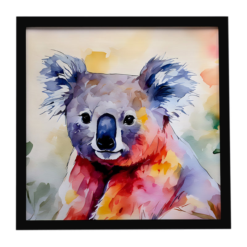 Koala Framed Metal Print