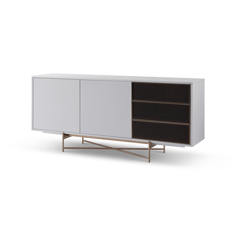 Aleksy 179.9cm Sideboard, White
